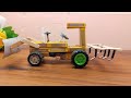 How To Make Matchbox Tractor At Home Diy Mini Tractor Mini Tractor Science Project