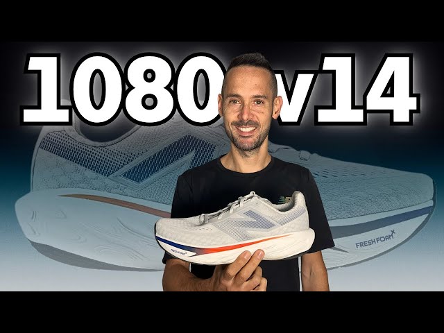 Vídeo relacionado con New Balance Fresh Foam X 860 V14 - Tenis de correr para mujer, Blanco/sal marina/negro, 5.5 Wide