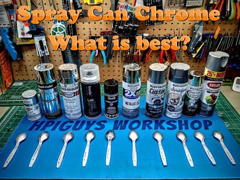 Spray Paint Chrome Showdown Revell Rustoleum Duplicolor Krylon IronLak Review Scale Model How To