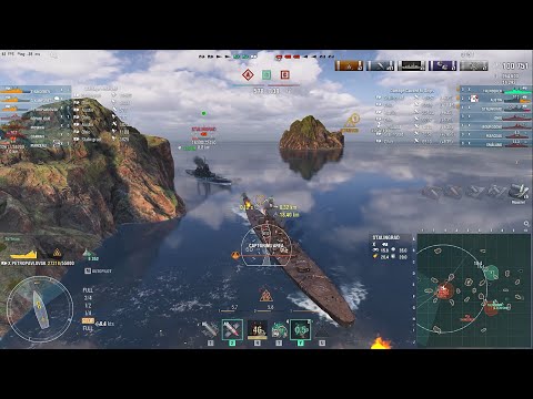 World Of Warships - Petropavlovsk Vs Austin and Stallingrad