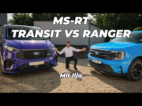Ford Transit Custom MS-RT vs. Ranger MS-RT – das sportliche Duo im Vergleich!