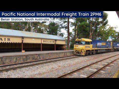 Australian Trains | Pacific National Intermodal Freight Train 2PM6