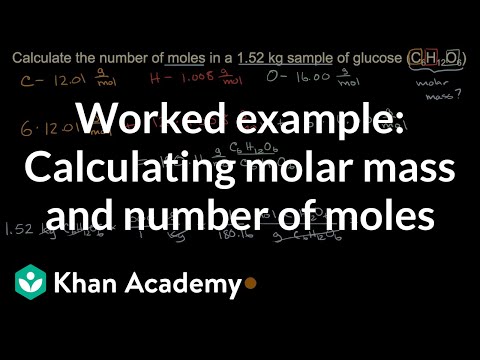moles molar calculating