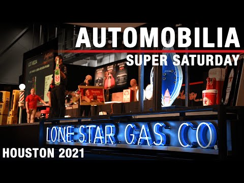 LIVE SUPER SATURDAY - BARRETT-JACKSON HOUSTON AUTOMOBILIA AUCTION