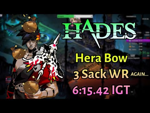 Hera Bow 6:15.42 IGT (PB 3 Sack) - Hades Speedrun