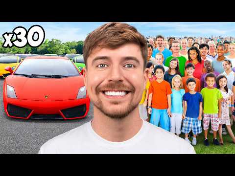 30 Lamborghinis vs 10,000 People