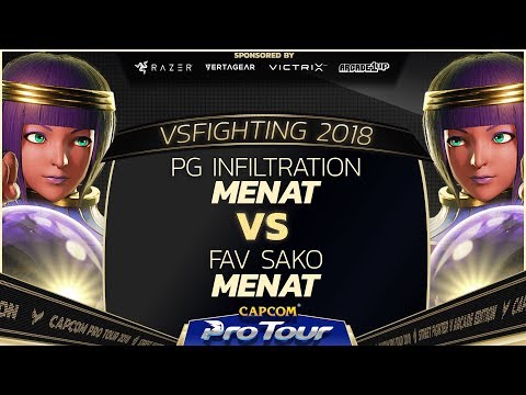 PG Infiltration (Menat) vs  FAV Sako (Menat) - VSFighting 2018 -Top 32 - SFV - CPT 2018
