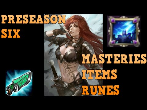 Season 6 Katarina Guide - Masteries/Runes/Items - Mazrim master tier kat main
