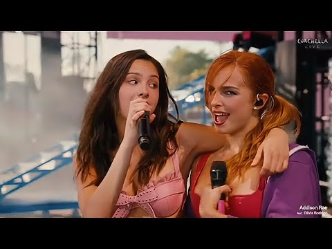 Olivia Rodrigo and Addison Rae - drop dead // live in Coachella 2026