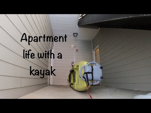 YouTube video about: How to store a kayak in an apartment?