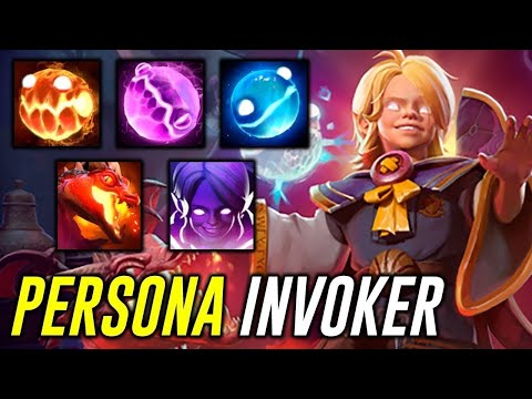 FUNNY GAME!! 15 Mins GG with Persona Invoker Gameplay [] Dota 2 7.23