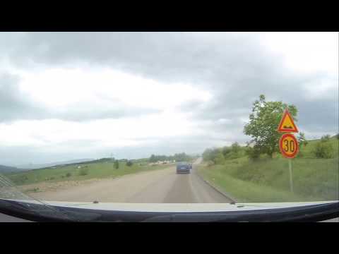 Soseaua Hunedoara - Călan, in santier, mai 2020