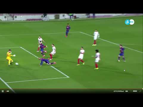 barcelona vs sevilla COPA DEL REY 3-2 GOL DE martin braithwaite