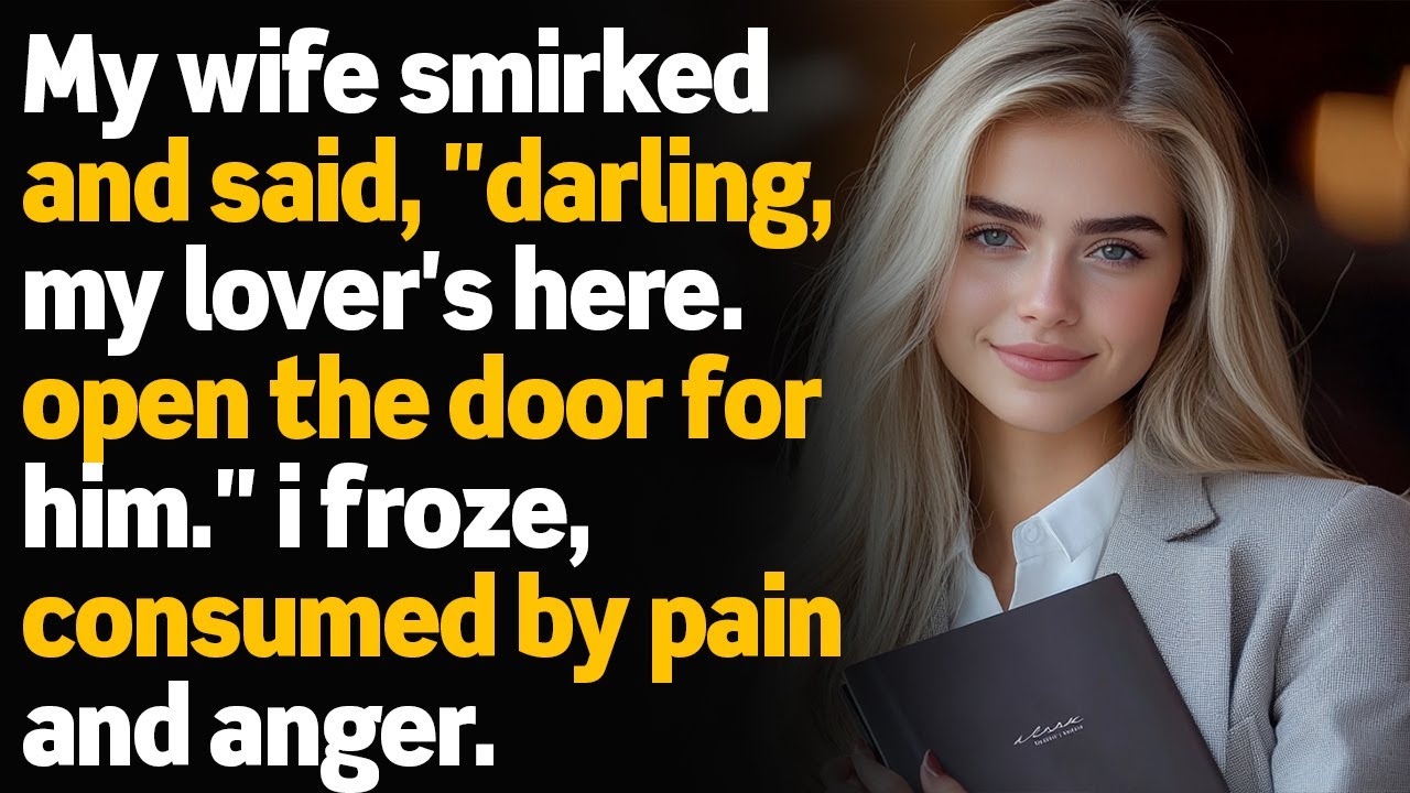 Darling,Open the Door for My Lover,’ My Cheating Wife Gently Said.I stared at her, my chest boiling