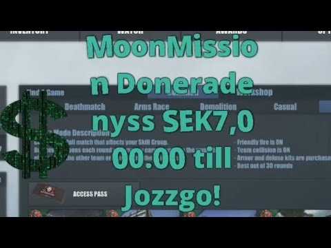7k donation från  MoonMission/korseld/Wyvern eSports  live stream highlight #3 ( Svenska )
