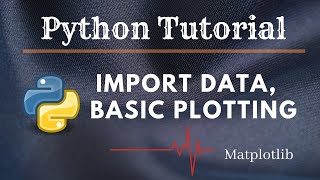 How to import experimental data and plot in python ?