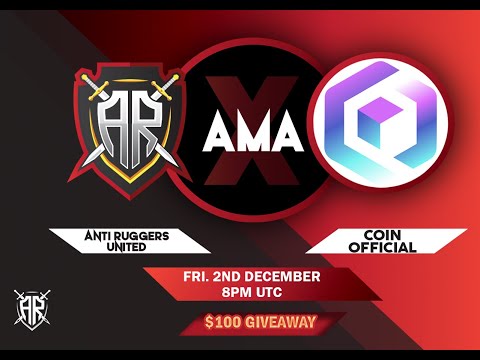 Anti Ruggers United AMA with Coin Official - 12.2.2022 -  GemPad Vetted Badge