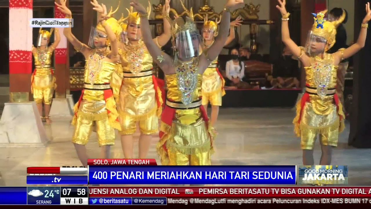 400 Penari Meriahkan Hari Tari Sedunia di Solo