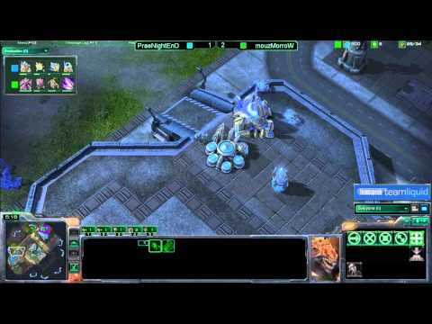 Game 4 - mouzMorroW (Z) vs PraeNightEnD (P) - TeamSpeak TL SC2 Open #14 Final