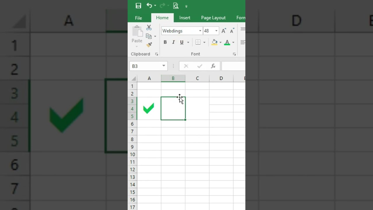 how to insert symbol in excel || Good Symbol in excel