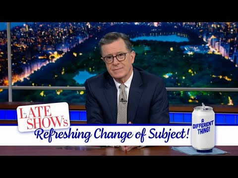 スモーキー・ザ・ゴートとサイケデリック・ヒーリング・シャック：レイト・ショーの爽やかな話題転換 (The Late Show's Refreshing Change Of Subject: Smokey The Goat And The Psychedelic Healing Shack)