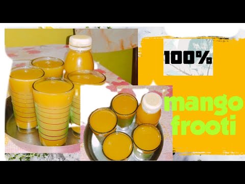 mango frooti recipe॥100%natural॥mango frooti॥frash mango
