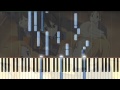 [Kokoro Connect] OP1 Paradigm Piano Synthesia ...