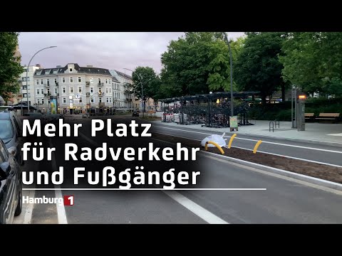 Neue Rad- und Fußwege: Bauarbeiten in der Methfesselstraße fast abgeschlossen