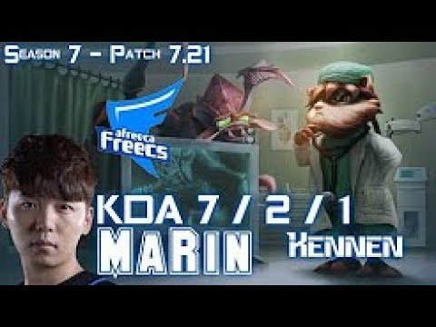 AFs MaRin KENNEN vs CHO'GATH Top - Patch 7.21 KOREA Ranked