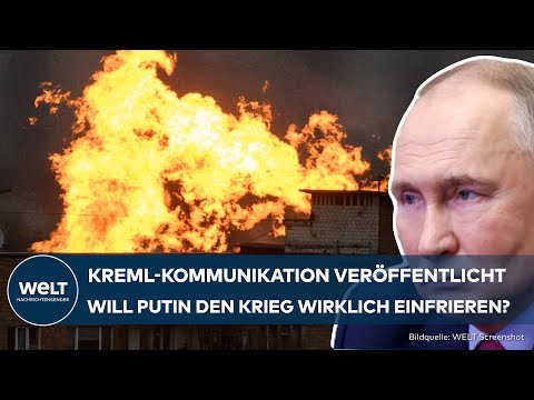 UKRAINE-KRIEG: Putin spricht von "Einfrieren" – Ist Waffenstillstand in greifbarer Nähe oder Finte?