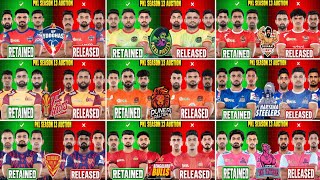 Download lagu 🚨 Pro Kabaddi Season 13 All Teams Retained & Released Players 🤩 | PKL Season 13 Auction 🔥 mp3