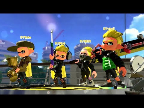 Blue Ringed Octolings vs. Inkling Friends - Meet the Clans (VC)
