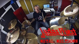 Judas Priest - Metal Meltdown- Scott Travis Drum Cover by Edo Sala with Drum Charts