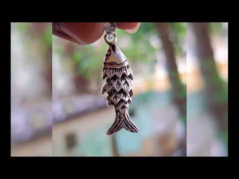 Jal Pari Fish Locket in Pure Silver for Positive Energy video