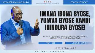 Download lagu IMANA IBONA  BYOSE, YUMVA BYOSE KANDI IHINDURA BYOSE ! | Apostle Dr.NKURUNZIZA François mp3