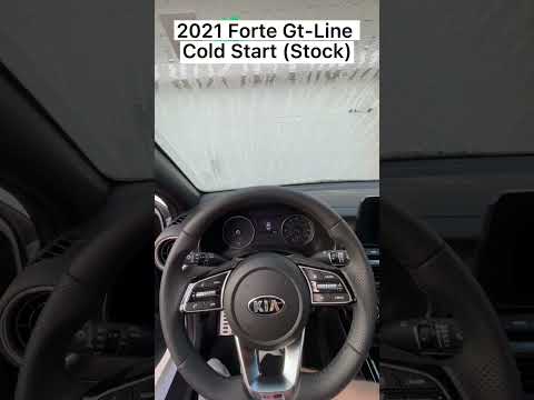 2021 Kia Forte GT-Line Cold Start #shorts