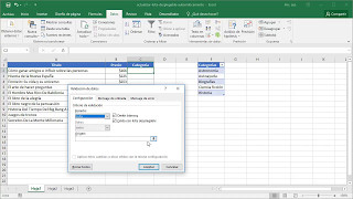 Actualizar lista desplegable automáticamente en Excel