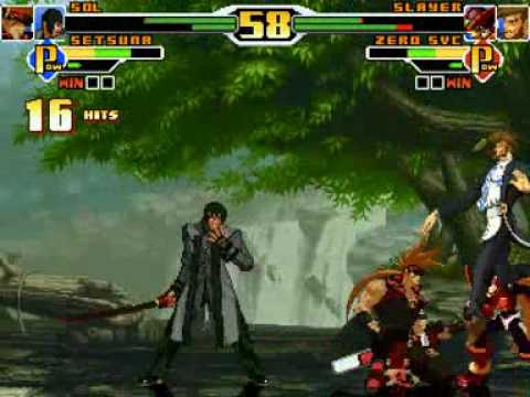 Snk vs Capcom Fight 3 Sol/Setsuna vs Slayer/Zero