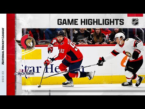 Senators @ Capitals 12/29 | NHL Highlights 2022