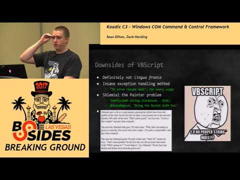 BG - Koadic C3 - Windows COM Command & Control Framework - Sean Dillon & Zach Harding