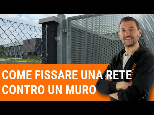 Come fissare una rete contro ad un muro