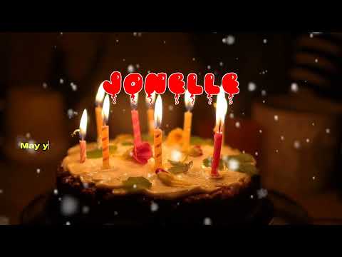 Happy Birthday JONELLE   Happy Birthday Song   Birthday Wishes   Birthday Party