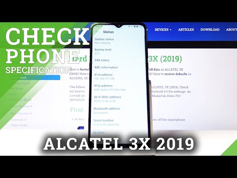 How to Discover Specification of Alcatel 3X 2019 - Check Phone Specs