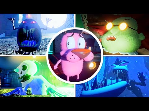 Courage The Cowardly Dog - All Bosses & Ending (PS5 4K)