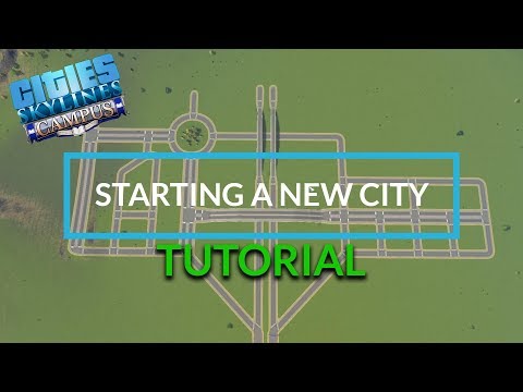 Starting Road Network | No Mods (PC) | Cities: Skylines Tutorial