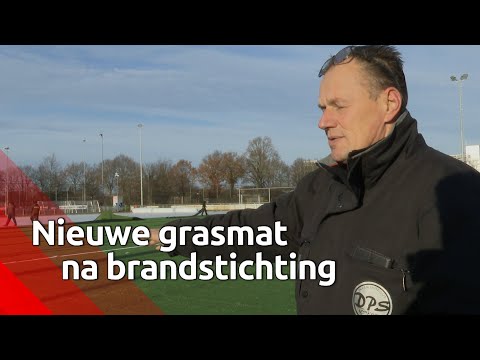 DVO'60 in Roosendaal is blij met het nieuwe kunstgras, maar wie voorkomt nieuwe brandstichting?