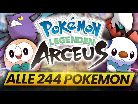ALLE 244 POKEMON, die für Pokemon Legenden Arceus BESTÄTIGT sind!