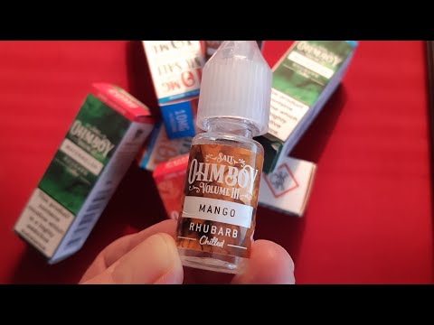 OHMBOY  eliquids volume III NIC SALT 10mg & 20mg