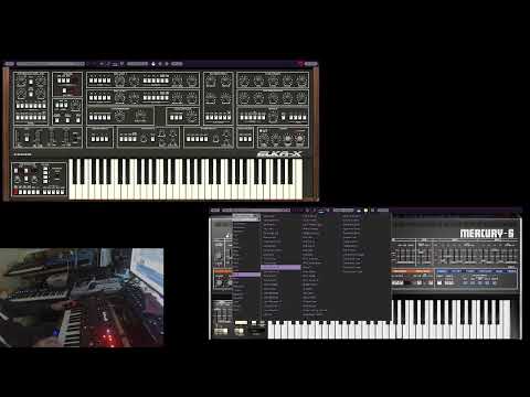 Cherry Audio Elka-X and Mercury 6 Lunch Jam