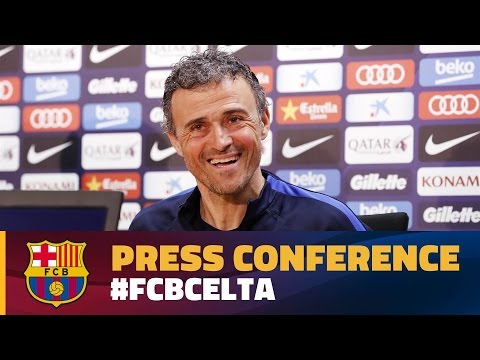 Luis Enrique's press conference ahead of FC Barcelona - Celta